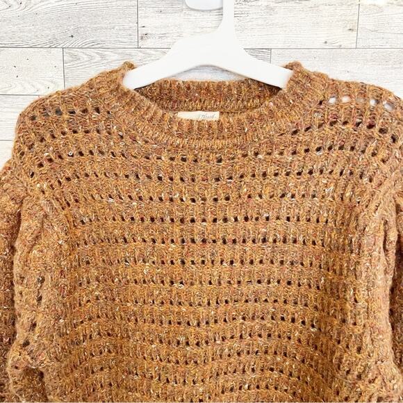 UNIVERSAL THREAD Brown Cropped Crewneck Sweater, M, NWT! - Picture 6 of 10